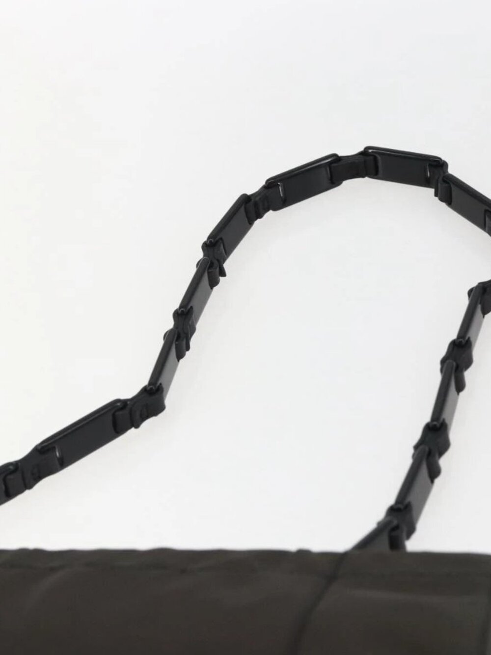 PRADA Shoulder Bag Nylon Leather Khaki Auth 173639 - Picture 6 of 12